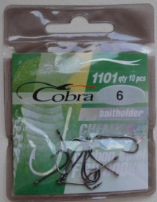 Крючки Cobra baitholder №6