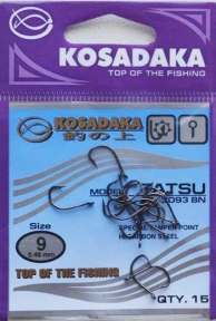 Крючки KOSADAKA TATSU 3093 BN Size 9. 0,48mm.
