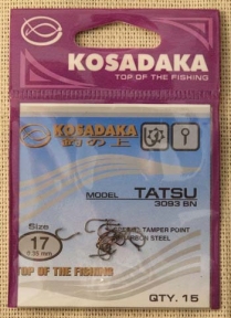Крючки KOSADAKA TATSU 3093 BN Size 17. 0,35mm.