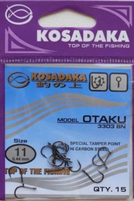 Крючки KOSADAKA OTAKU 3303 BN Size 11. 0,44mm.