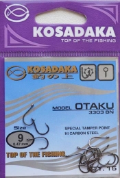 Крючки KOSADAKA OTAKU 3303 BN Size 9. 0,47mm.