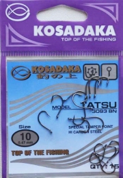 Крючки KOSADAKA TATSU 3093 BN Size 10. 0,47mm.